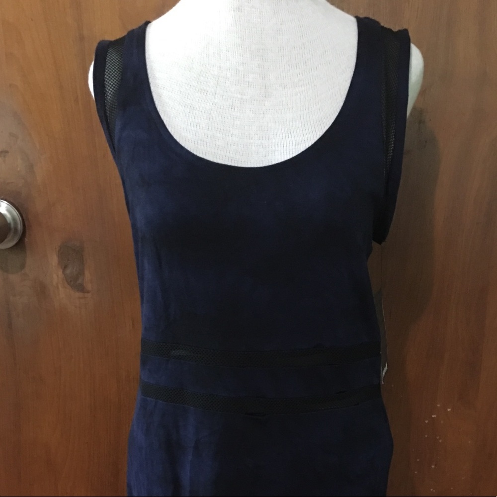 Hurley Women's Tank Dress Dark Navy Blue Sz L New